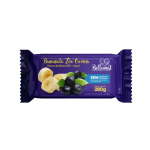 Bananada Zero Cremosa Açaí – 280g