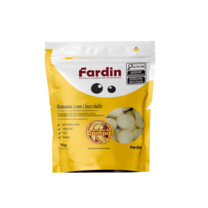 Drageado de Banana com Cobertura de Chocolate Branco - 75g